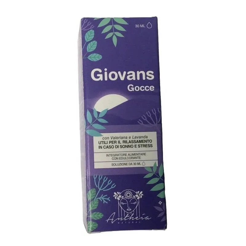 Giovans drops 30 ml - supliment pentru somn, relaxare și împotriva oboselii — preț și oferte