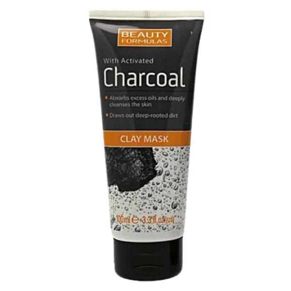 Masca faciala cu Carbune Activ si argila Beauty Formulas, Elina Med | 100 ml — preț și oferte