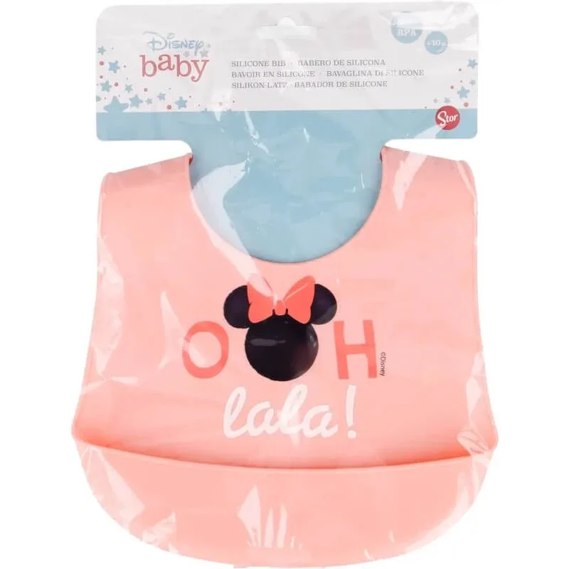 Stor Disney baby - bavetă din silicon - roz — preț și oferte