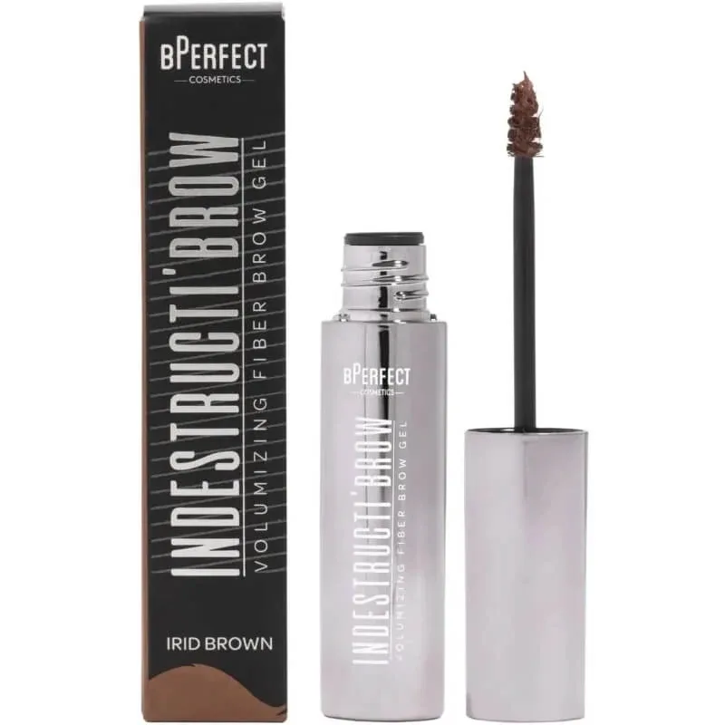 Bperfect Indestructi'brow - rimel gel cu fibre pentru sprâncene - maro irid — preț și oferte