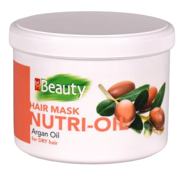 Masca nutritiva cu ulei de argan pentru par uscat, MM Beauty | 500 ml SOLVEX COSMETICS INFINITY — preț și oferte