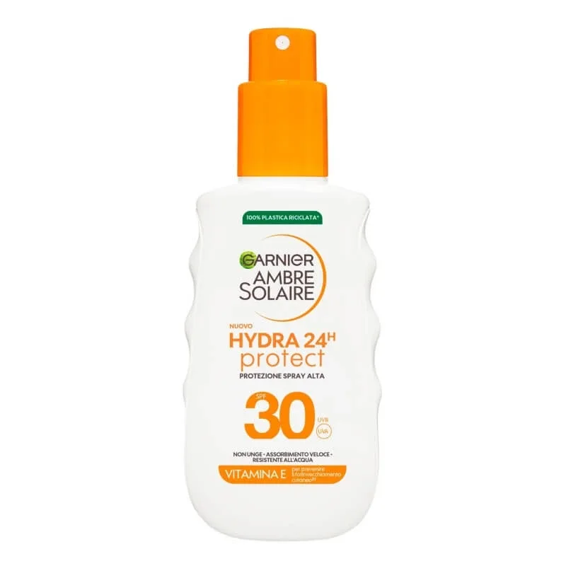 Garnier cremă de protecție solară 30 spf hydra 24h protect spray protecție ridicată 150 ml — preț și oferte