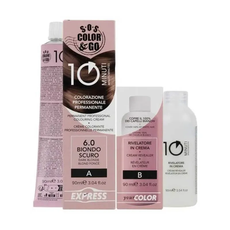 Alama Sos colour&amp;go - colorant permanent nr. 6.0 blond închis — preț și oferte