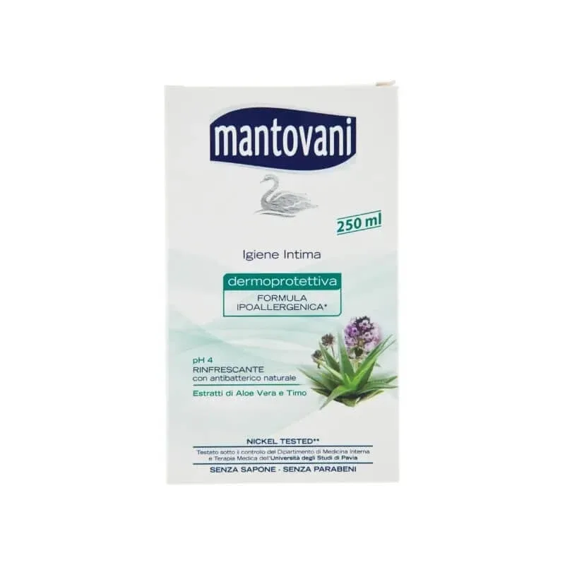 Mantovani Refreshing ph 4 extracte de aloe vera și cimbru - detergent intim 250 ml — preț și oferte