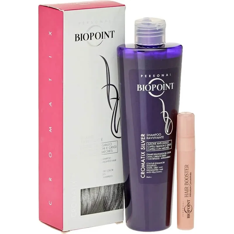 Biopoint Șampon de păr pentru revitalizarea culorii cromatix pentru păr alb, gri sau încărunțit 200 ml — preț și oferte