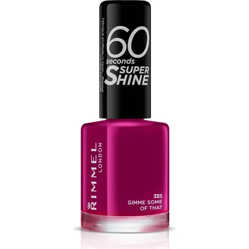 Rimmel 60 seconds super shine - lac de unghii cu uscare rapidă nr. 335 dă-mi din asta Rimmel London — preț și oferte