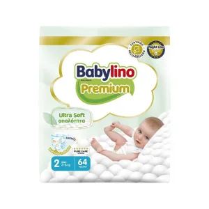 Babylino Premium - 64 scutece mărimea 2 mini 3-6 kg