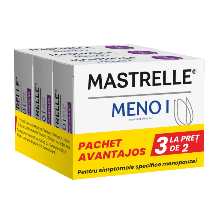 Mastrelle Meno, pachet avantajos 3 la pret de 2, Fiterman Pharma — preț și oferte