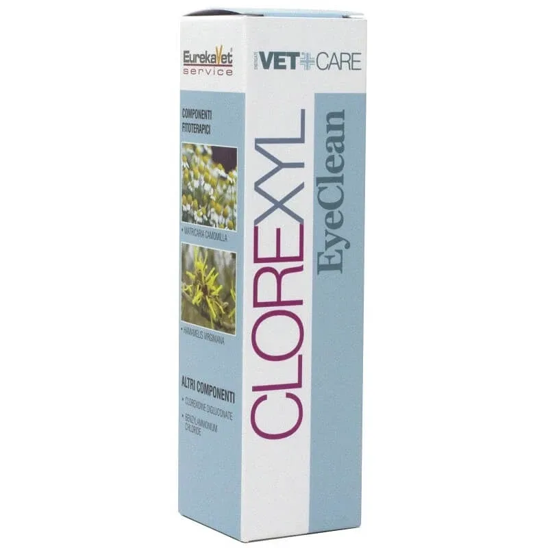 Eurekavet Clorexyl eyeclean - soluție de curățare calmantă pentru ochi și zona perioculară 80 ml — preț și oferte