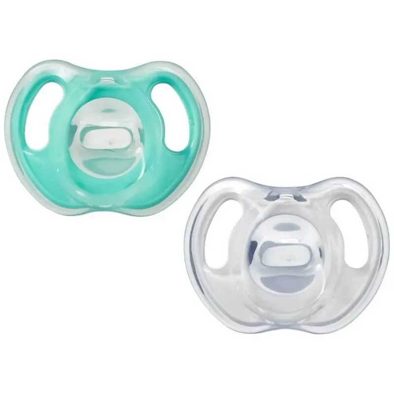 Tommee tippee Suzeta ultra ușoară - 2 suzete ultra ușoare din silicon 0-6 luni — preț și oferte