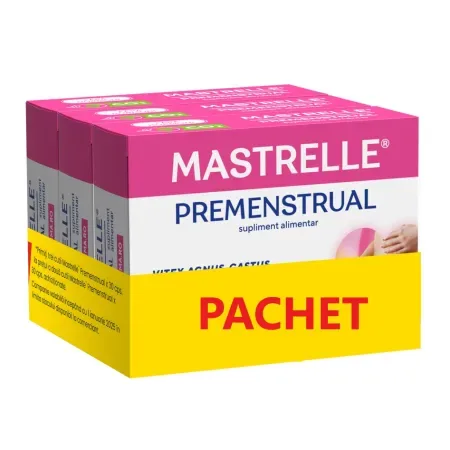 Mastrelle Premenstrual, pachet avantajos 3 la pret de 2, Fiterman Pharma | 30 compr — preț și oferte