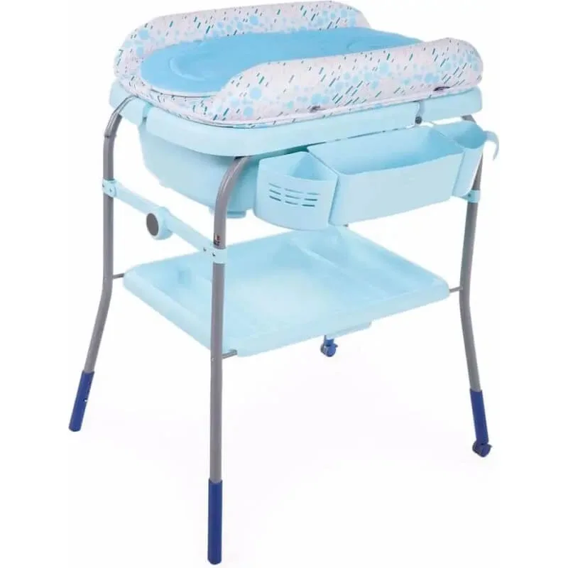 Chicco cuddle &amp; bubble baby bath culoare albastru ocean — preț și oferte