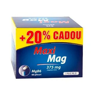 MaxiMag 375 mg, Zdrovit | 60 plicuri 20% reducere NP PHARMA — preț și oferte