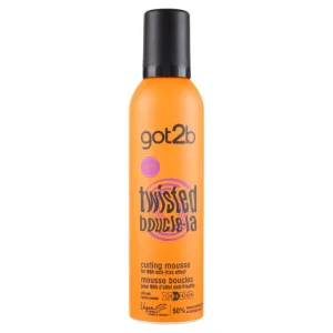Got2b Twisted - spumă pentru bucle cu definiție anti-frizz și protecție termică 250 ml