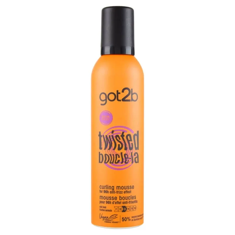 Got2b Twisted - spumă pentru bucle cu definiție anti-frizz și protecție termică 250 ml — preț și oferte