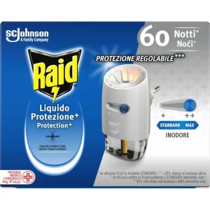 Raid Liquid Protection+ - difuzor electric + reîncărcare 60 de zile