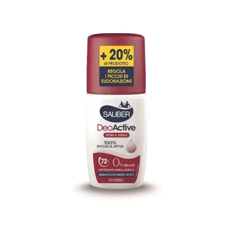 Sauber deoactive sport &amp; stres - deodorant spray fără gaz 90 ml — preț și oferte