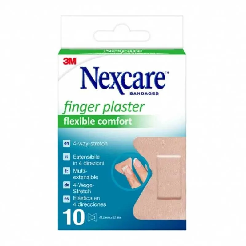 Plasturi pentru degete Nexcare Flexible Comfort 3M 10 plasturi 44,5x51cm — preț și oferte