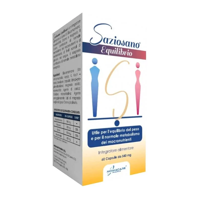 Saziosano echilibru 60 capsule - supliment pentru metabolismul energetic — preț și oferte