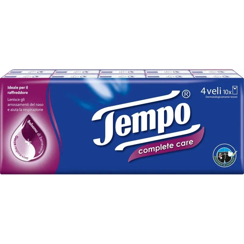 Tempo Complete Care - 10 pachete de 9 șervețele — preț și oferte