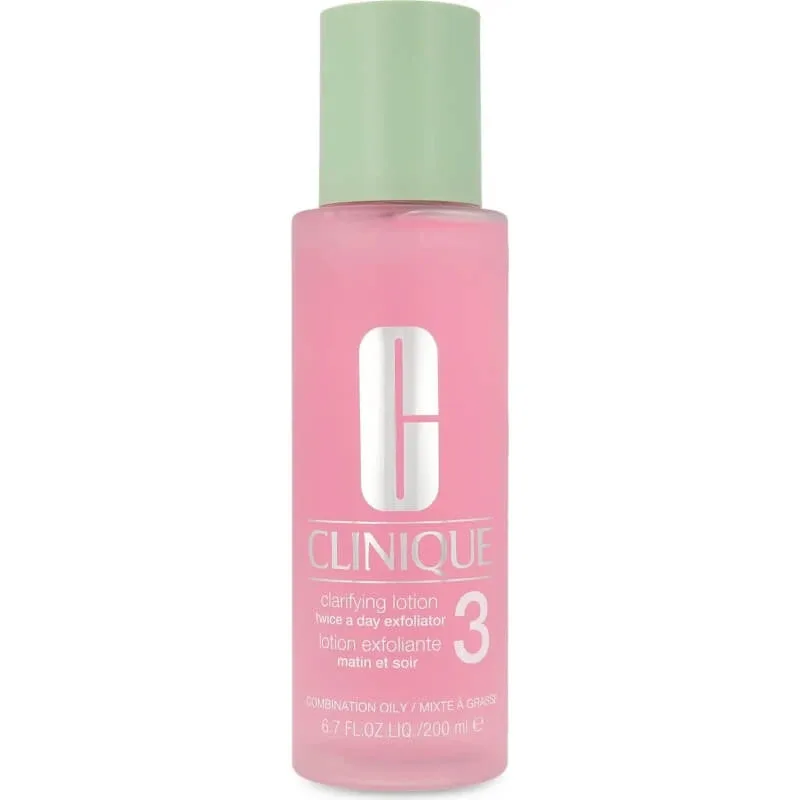 Clinique clarifying lotion 3 - loțiune exfoliantă pentru ten normal până la gras 200 ml — preț și oferte