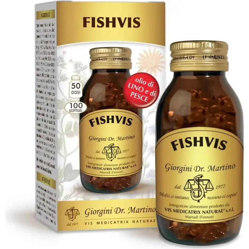 Fishvis 100 softgel - supliment de ulei de pește și ulei de semințe de in — preț și oferte