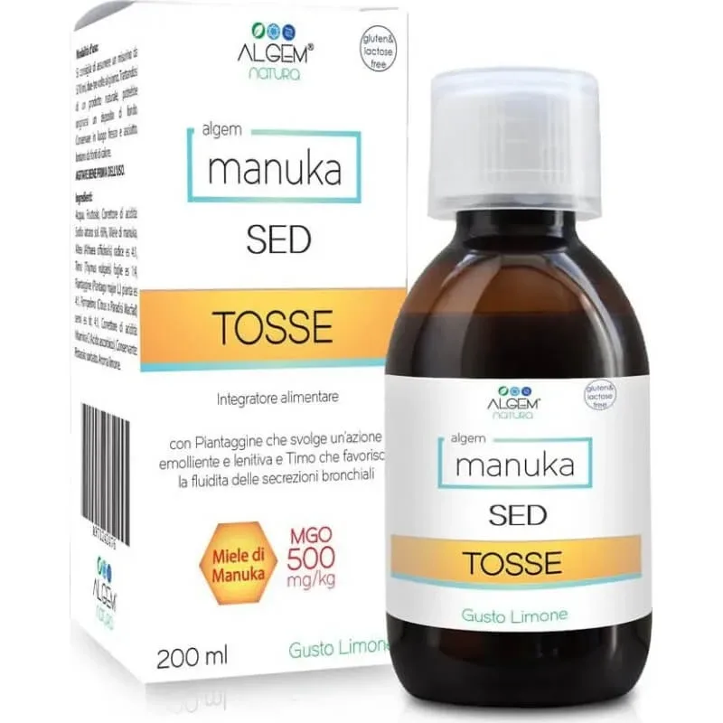 Algem manuka sed tuse 200 ml - supliment respirator — preț și oferte