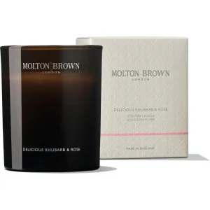 Molton brown Ribarbă delicioasă &amp; trandafir - lumânare cu un singur fitil 190 g