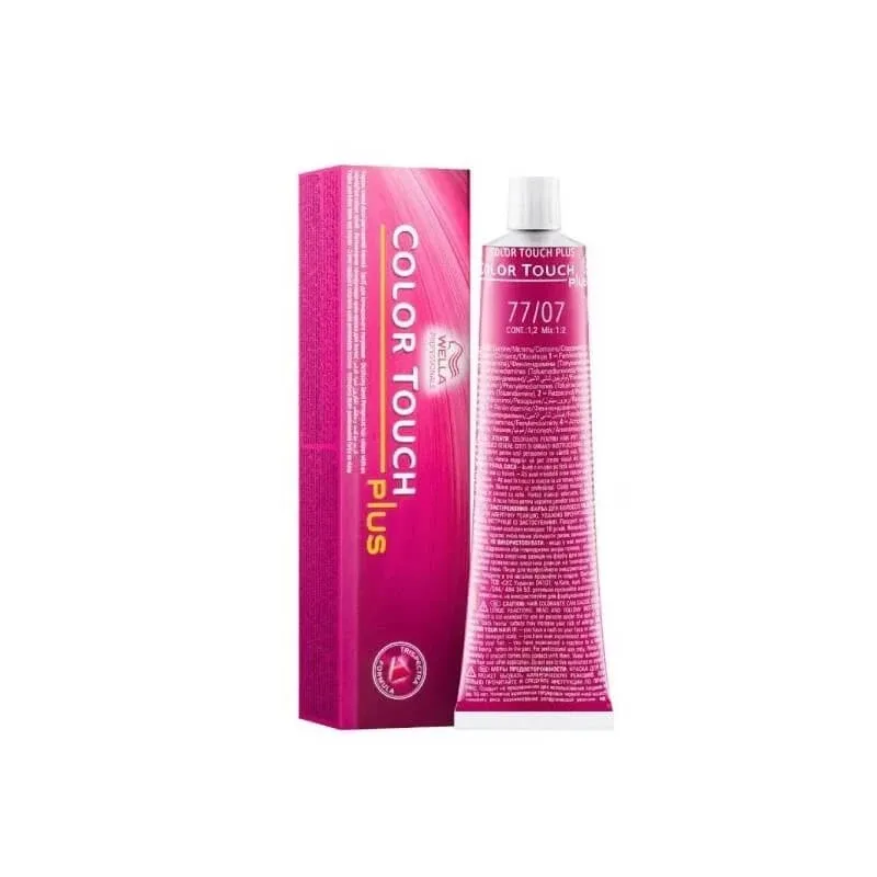 Wella Color touch plus nr. 77/07 maro închis mediu nisip natural - vopsea de păr 60ml — preț și oferte