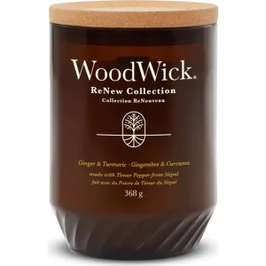 Woodwick Renew colecție ghimbir &amp; tumeric - lumânare mare 368 g
