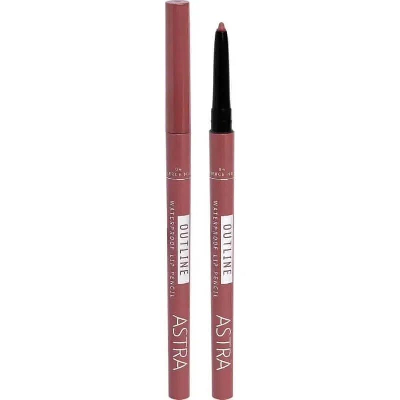 Creion de buze rezistent la apă Astra outline - creion de buze retractabil nr. 04 fierce nut — preț și oferte
