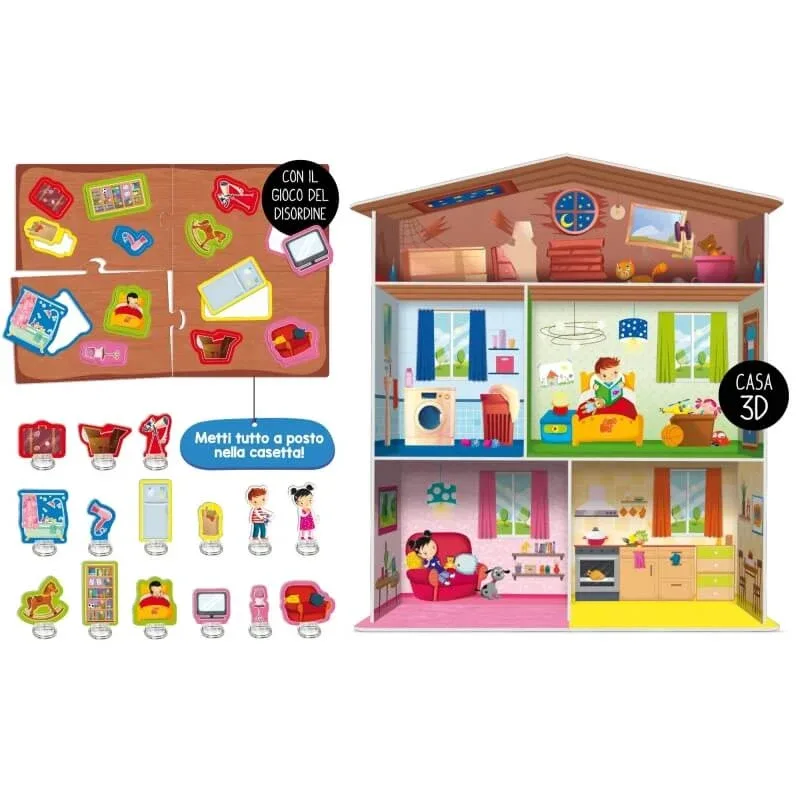 Lisciani La mia casa - pune totul la locul lui în casa mică — preț și oferte