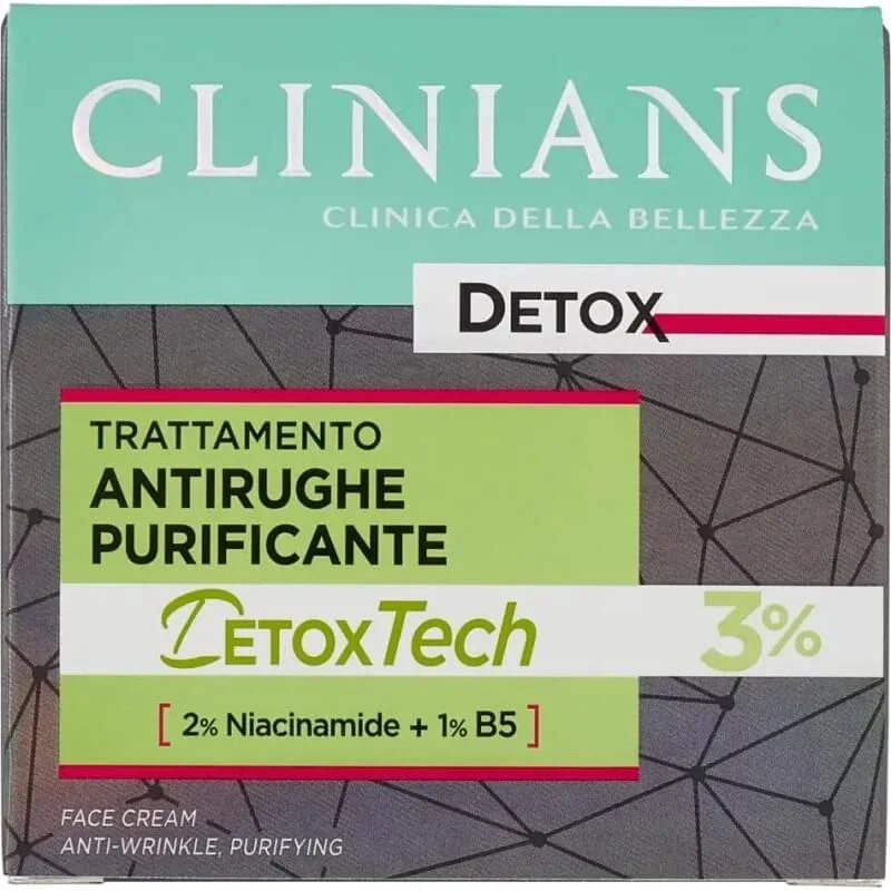 Clinians Anti-Wrinkle Detox Cream - Tratament antioxidant - 50 ml — preț și oferte