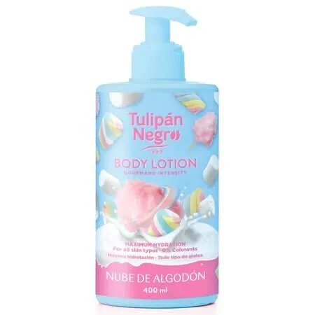 Lotiune de corp Nube de Algodon, 400 ml, Tulipan Negro — preț și oferte