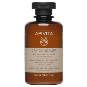 Șampon APIVITA împotriva pielii uscate cu țelină și propolis 250ml