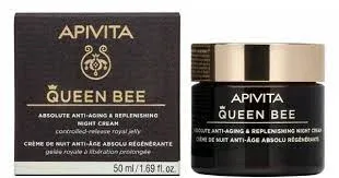 Apivita | Queen Bee Absolute Anti-Aging & Replenishing Night Cream | Queen Bee Absolute Anti-Aging & Replenishing Night Cream Nutriție intensivă | 50ml — preț și oferte