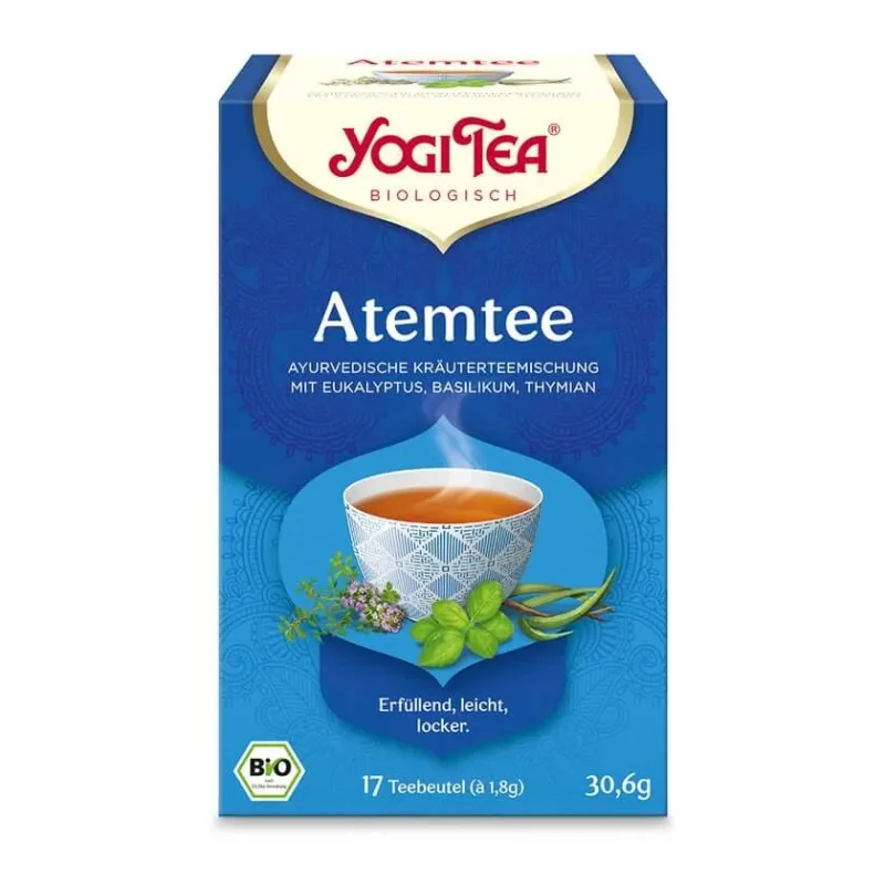 YOGI TEA, ceai de respirație, ceai organic din plante 17X1,8 g — preț și oferte