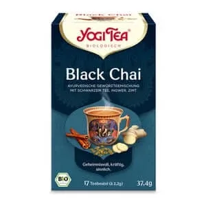 YOGI TEA, Black Chai, ceai organic din plante și condimente 17X2,2 g — preț și oferte