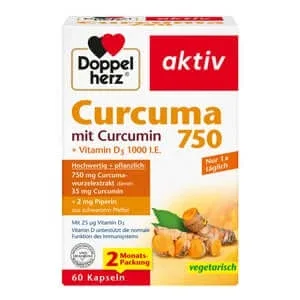 Double Heart Curcuma 750 Capsule 60 Capsule — preț și oferte