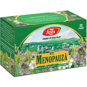 Menopauza, G72, ceai la plic, Fares | 20 plicuri