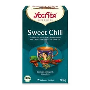 YOGI TEA, Sweet Chilli, ceai organic de plante și condimente 17X1,8 g