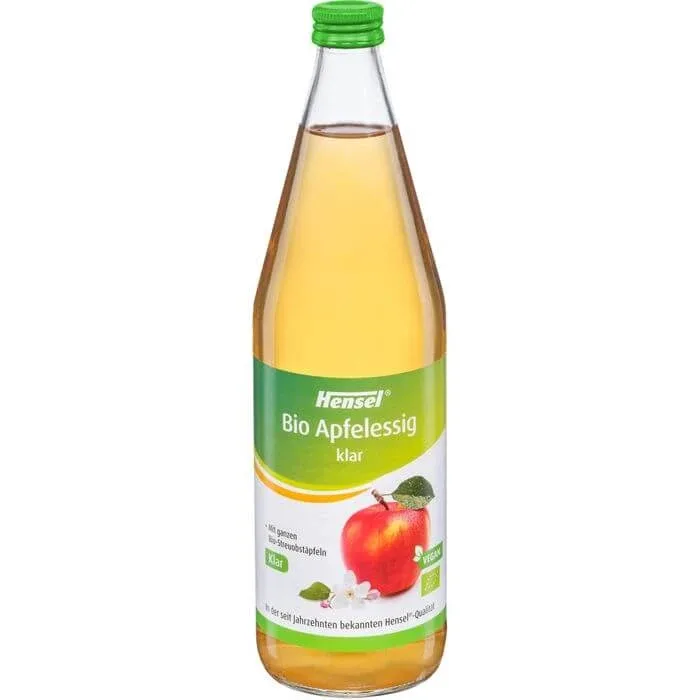 Oțet de cidru de mere HENSEL clar organic 750 ml — preț și oferte