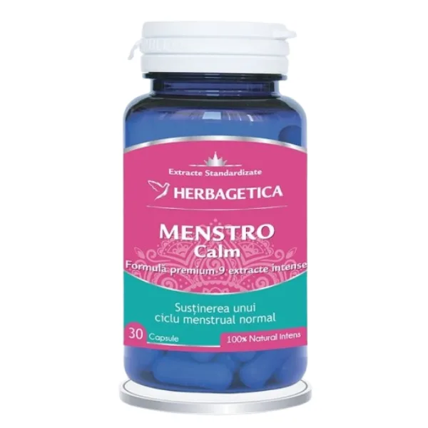 Menstrocalm, Herbagetica | 30 capsule — preț și oferte