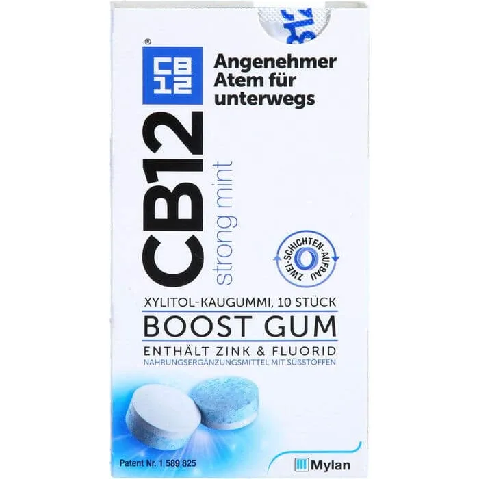 CB12 gumă de mestecat cu mentă puternică 10 buc. — preț și oferte
