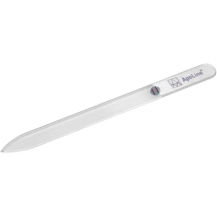 APOLINE Limă de unghii din sticlă 14 cm transparentă 1 buc. — preț și oferte