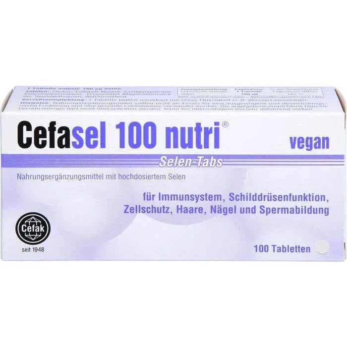 CEFASEL 100 nutri seleniu tablete 100 buc. — preț și oferte