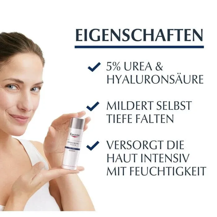 EUCERIN Anti-Age Hyaluron-Filler UREA Cremă de noapte 50 ml — preț și oferte