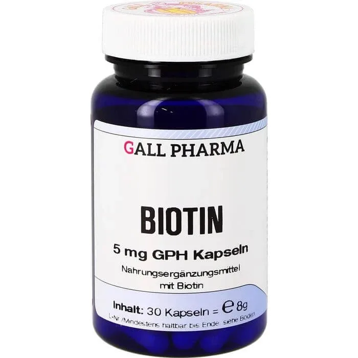 BIOTIN 5 mg GPH Capsule 30 Capsule — preț și oferte