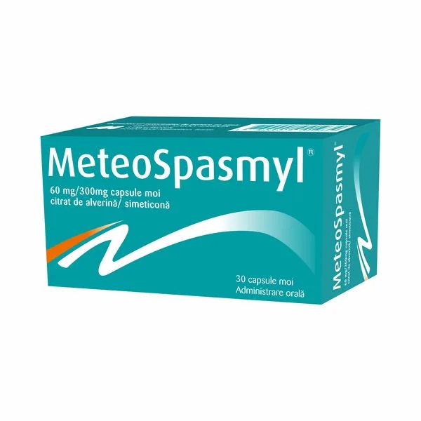 Meteospasmyl 60 mg/300 mg, Biessen Pharma | 30 capsule moi — preț și oferte