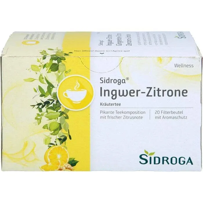 SIDROGA Wellness Ginger-Lemon Tea filtru sac 40 g — preț și oferte